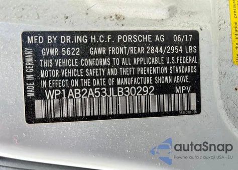 WP1AB2A53JLB30292